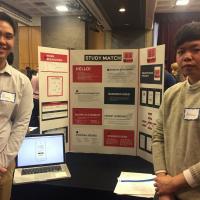Renz Sarayba and Kahang Ngau present their project Study Match